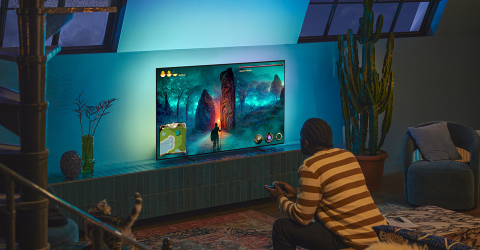 Philips OLED-TV forbedrede spillfunksjoner